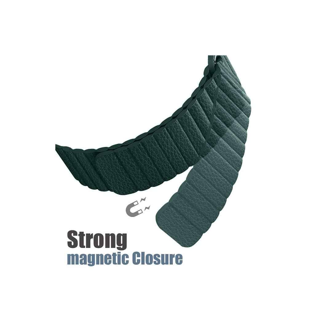 Soft Leather Magnetic Strap