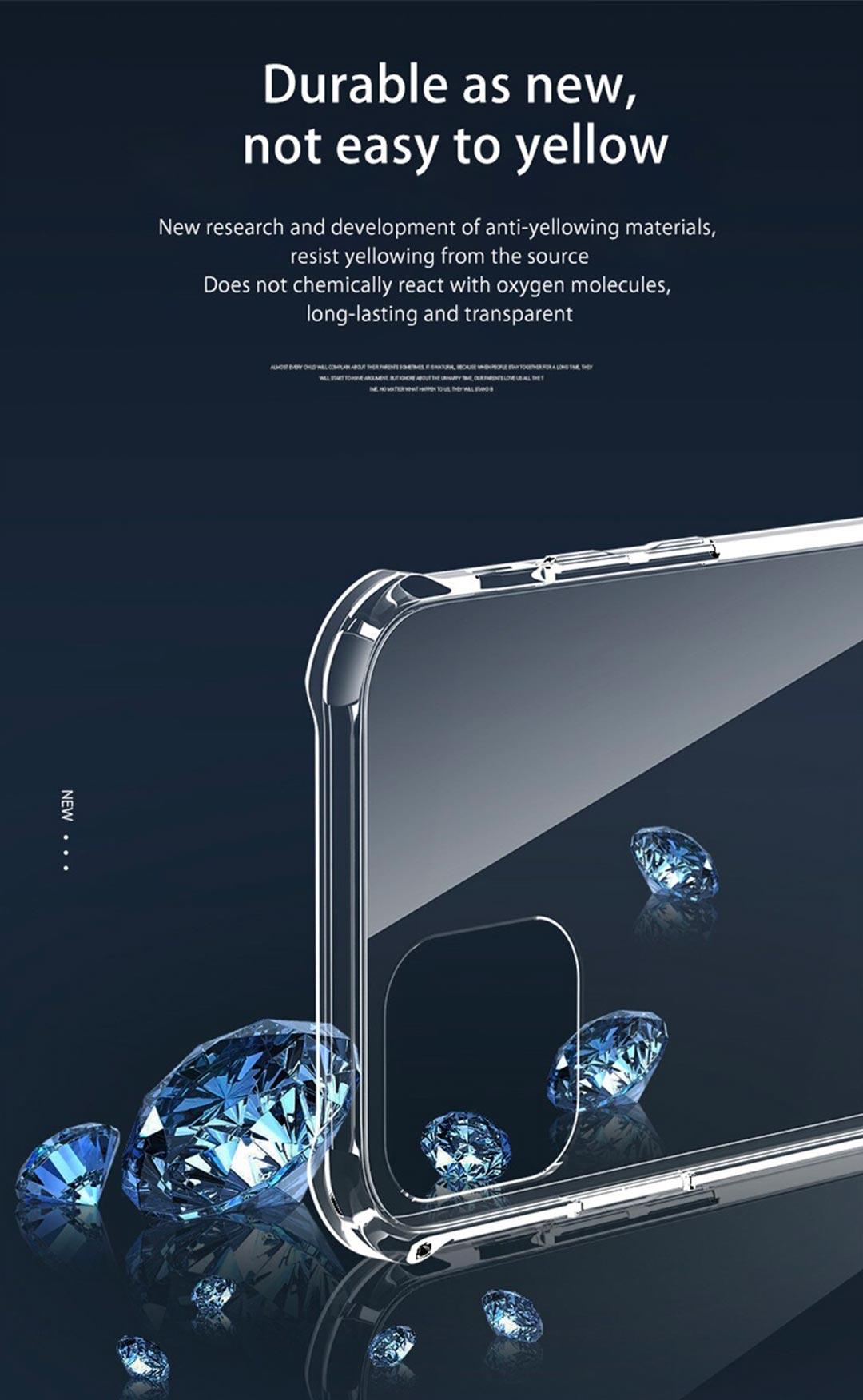 Transparent Armour Shockproof Soft Silicone Case for iPhone12