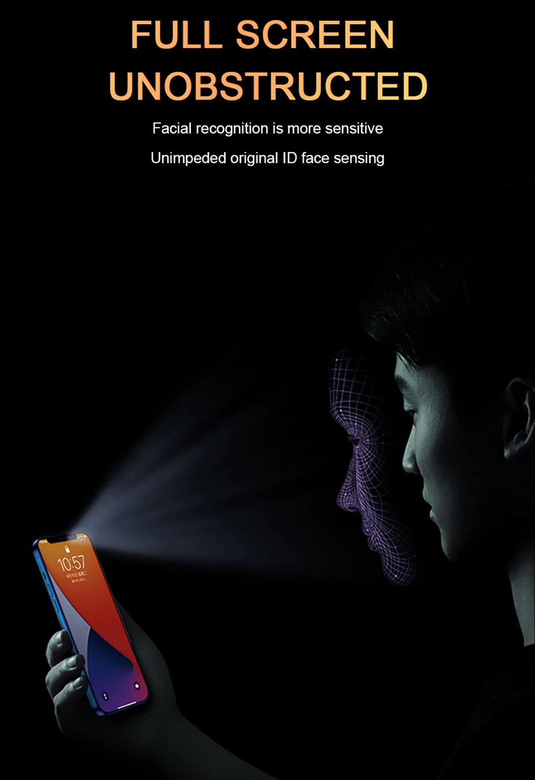 iPhone 12 Series Ultra HD Curved Tempered Glass