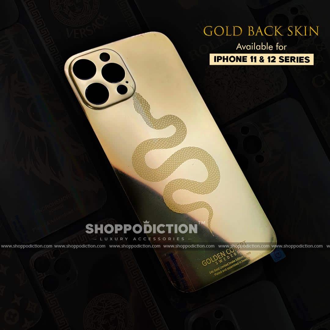 Gold Back Skin for iPhone