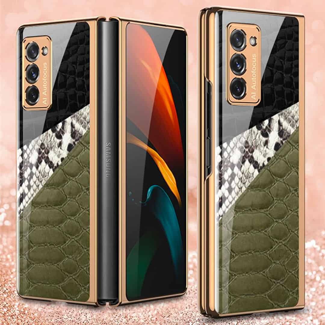 Snake Pattern Luxury Case Samsung – Z Fold 2