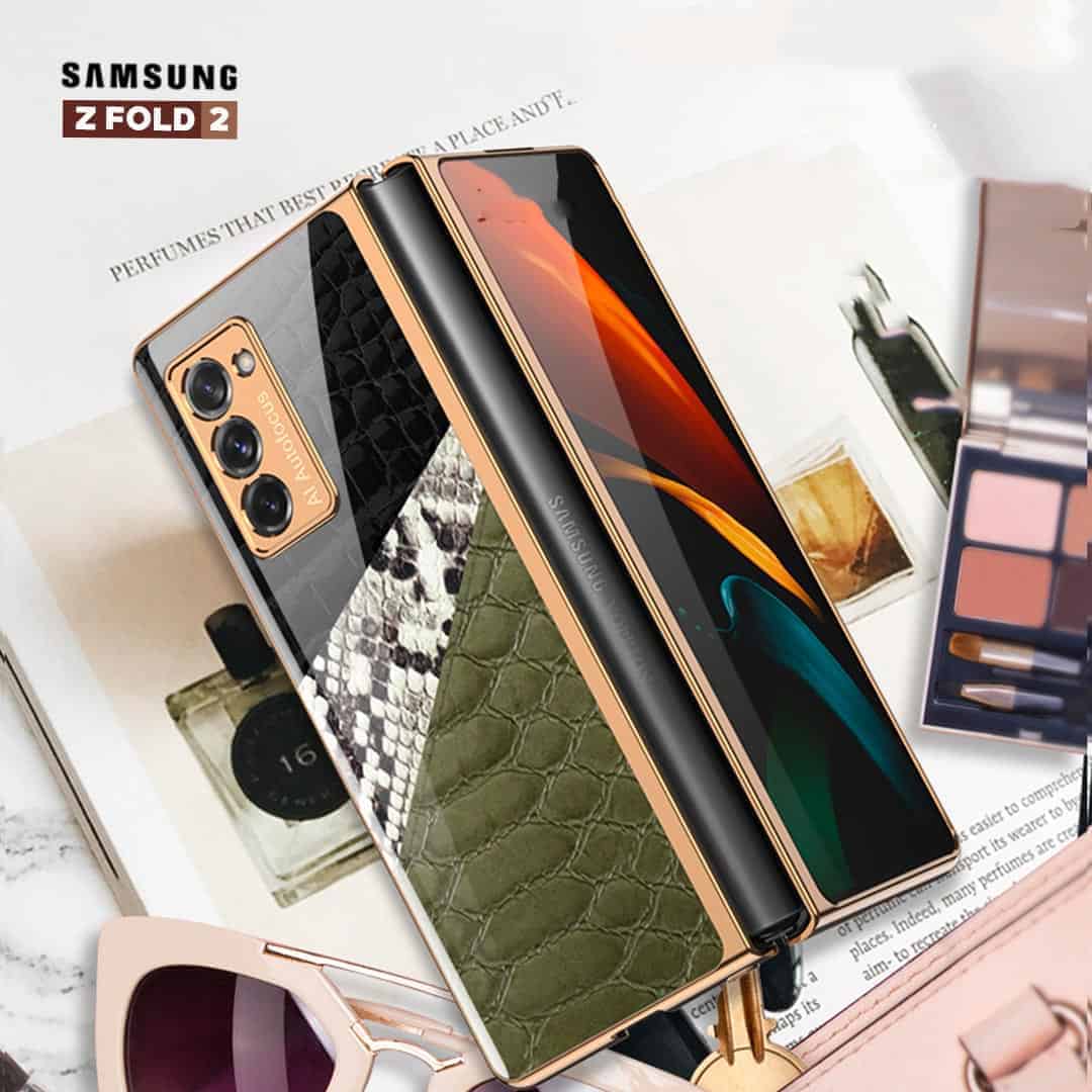 Snake Pattern Luxury Case Samsung – Z Fold 2