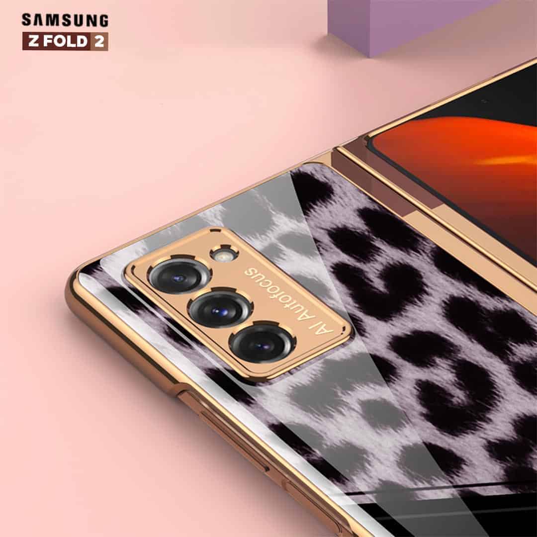 Tiger Leopard Print Luxury Case - Samsung Z Fold 2