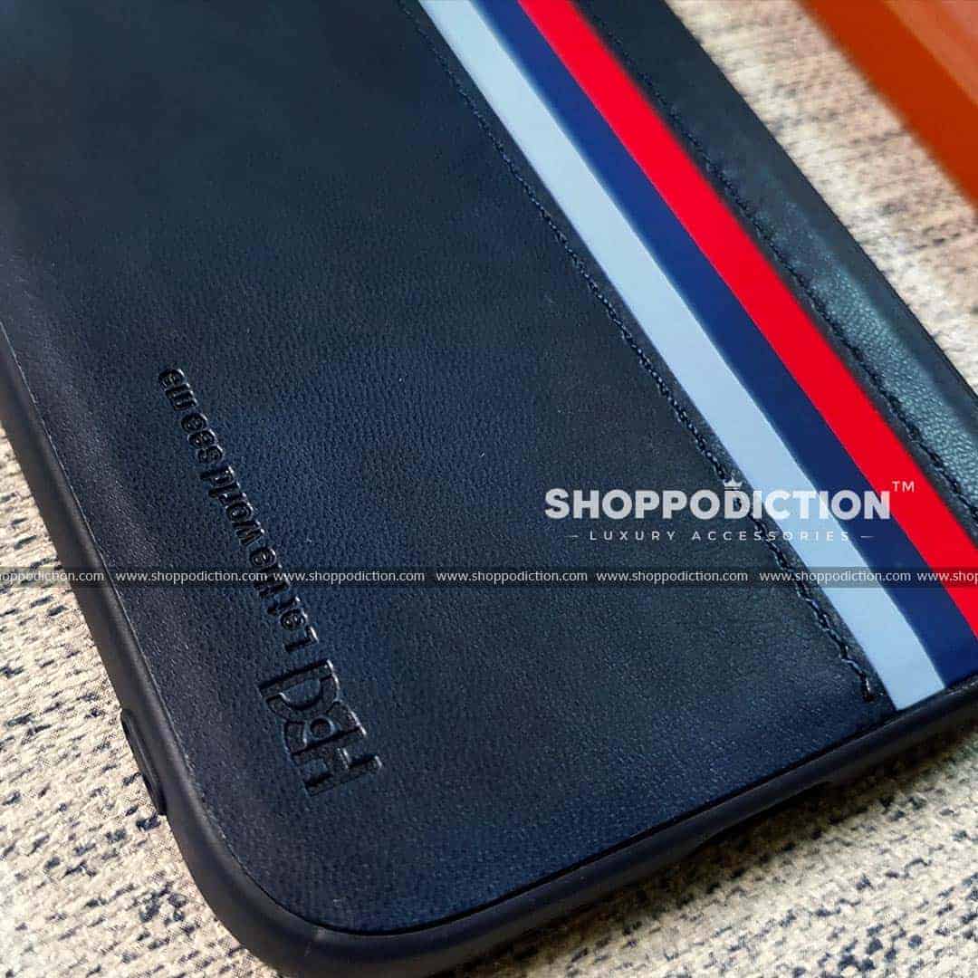 Tri Stripes Leather Case for iPhone