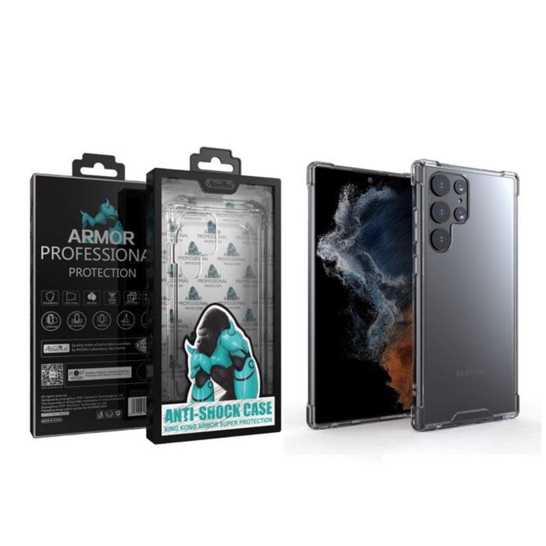 King Kong Armor Clear Case for S22 Ultra
