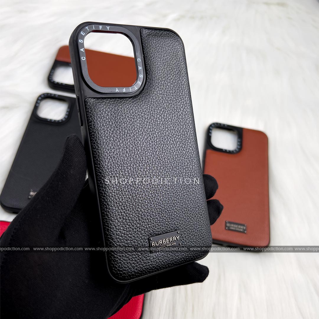 Casetify BB Premium Leather Case For iPhone 13 Series