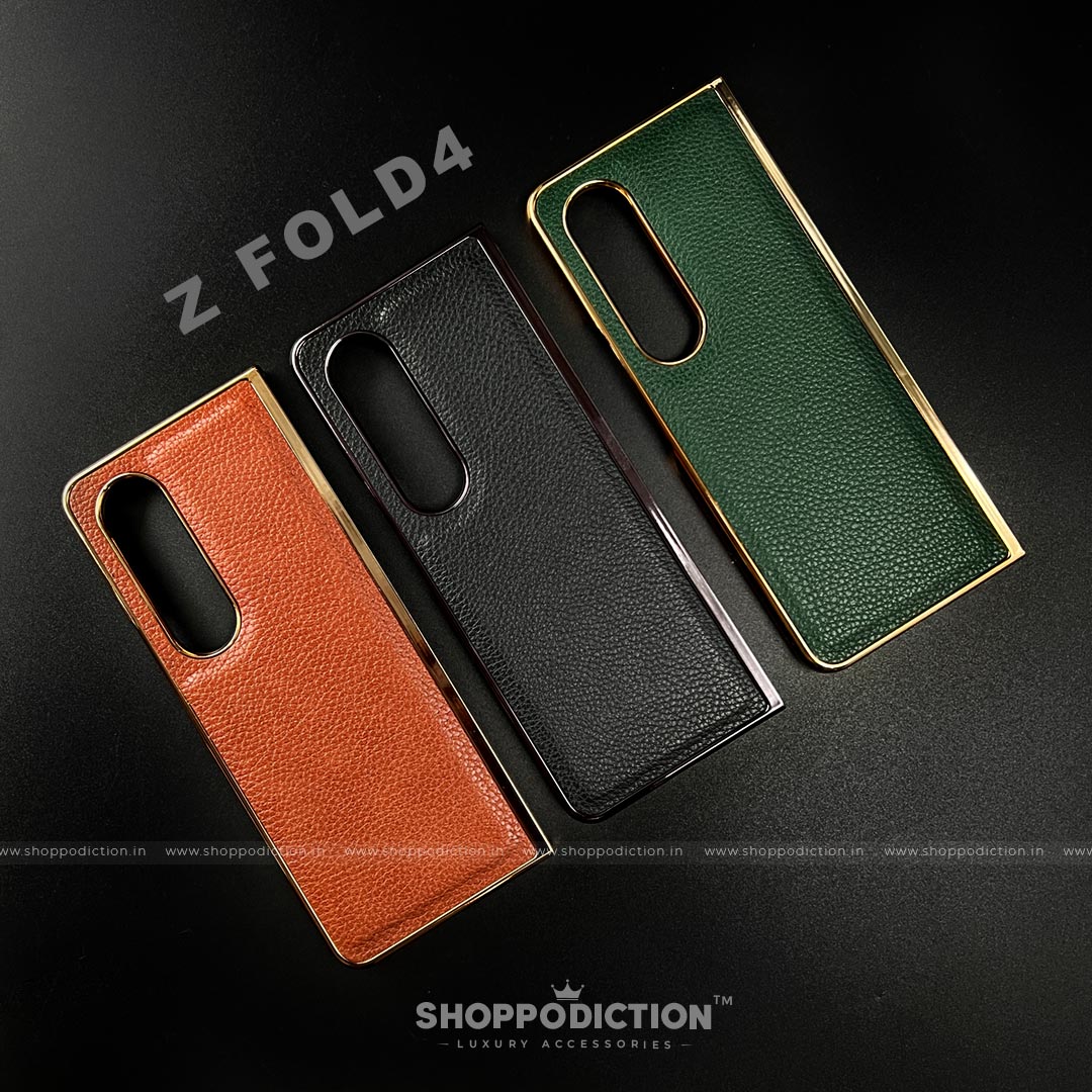 Premium Leather Case Samsung Z Fold 4 Case