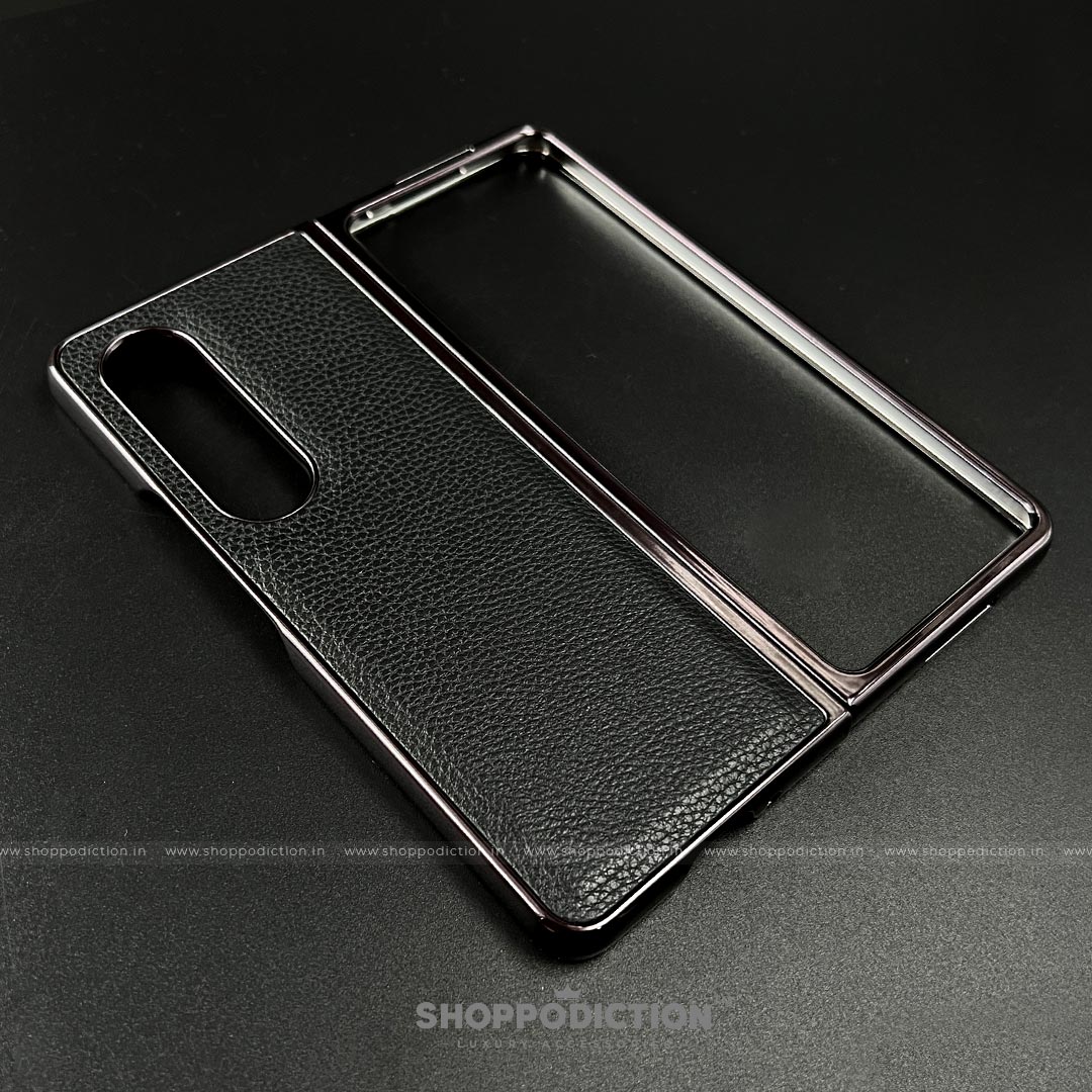 Premium Leather Case Samsung Z Fold 4 Case