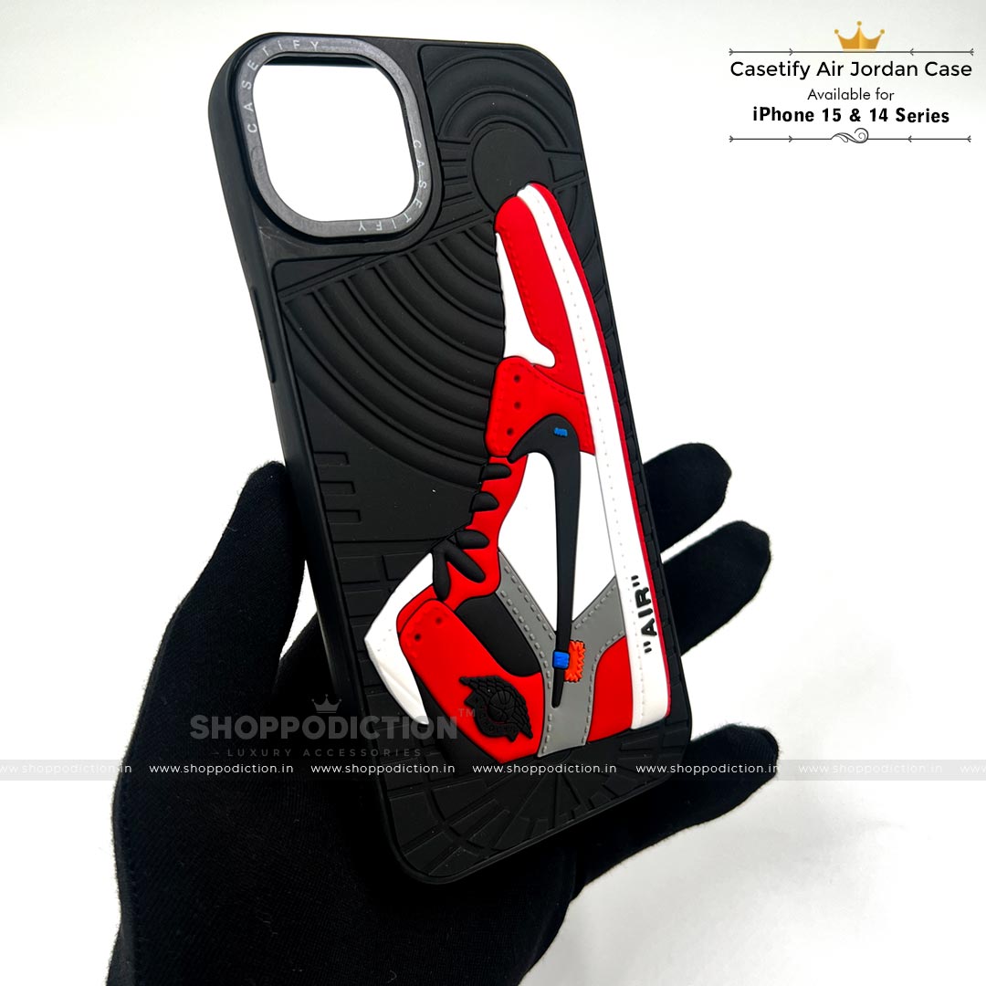 CASETIFY Air Jordan 3D Silicon Embossed Design for 15 & 14 Series