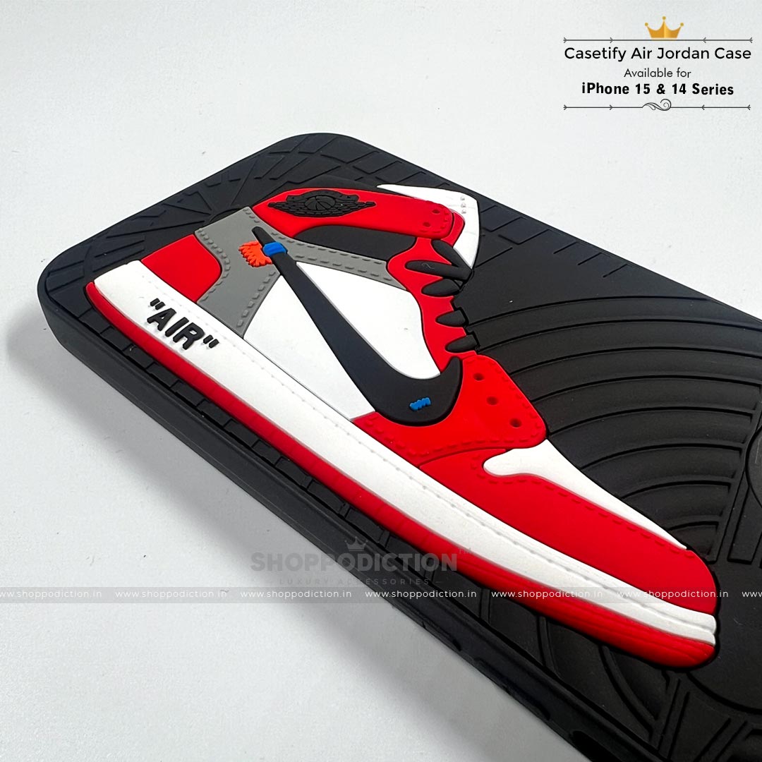 CASETIFY Air Jordan 3D Silicon Embossed Design for 15 & 14 Series